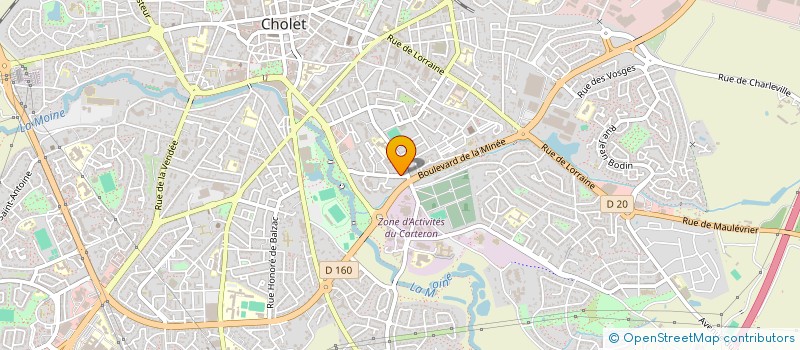 localisation de l'entreprise NSJ PLOMBERIE CHAUFFAGE SANITAIRE à CHOLET