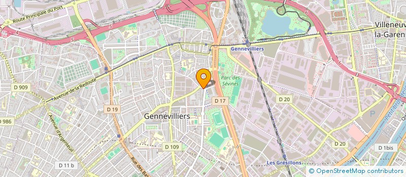 localisation de l'entreprise NSK ART à GENNEVILLIERS