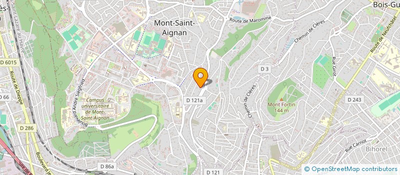 localisation de l'entreprise NSK BATIMENTS à MONT-SAINT-AIGNAN