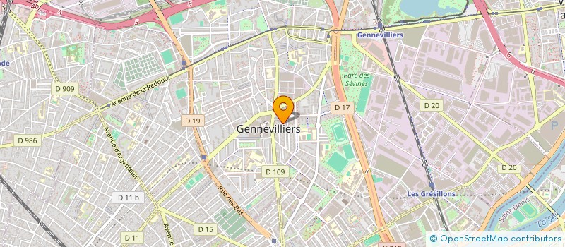 localisation de l'entreprise NSK COMPANY à GENNEVILLIERS