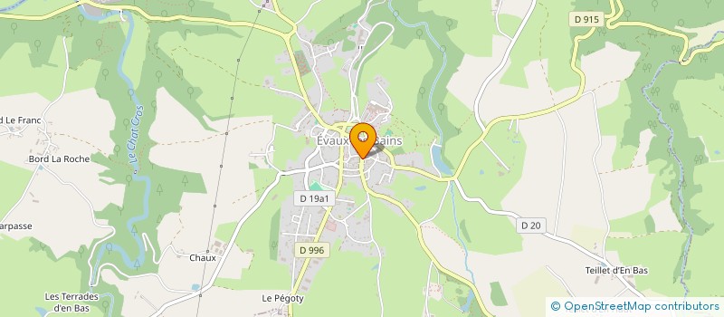localisation de l'entreprise NSK TECH à EVAUX-LES-BAINS