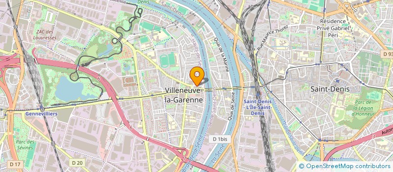 localisation de l'entreprise NSK TRANSPORT à VILLENEUVE-LA-GARENNE