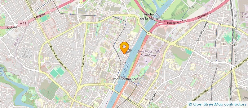 localisation de l'entreprise NSKI 10  ANGERS