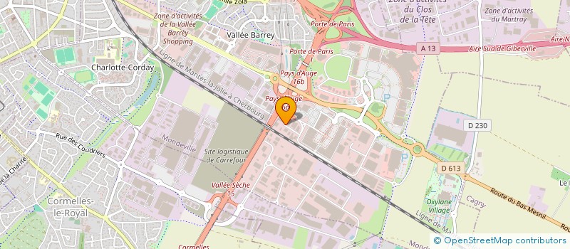 localisation de l'entreprise NSL  MONDEVILLE