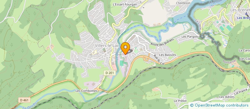 localisation de l'entreprise NSLOC  MORTEAU