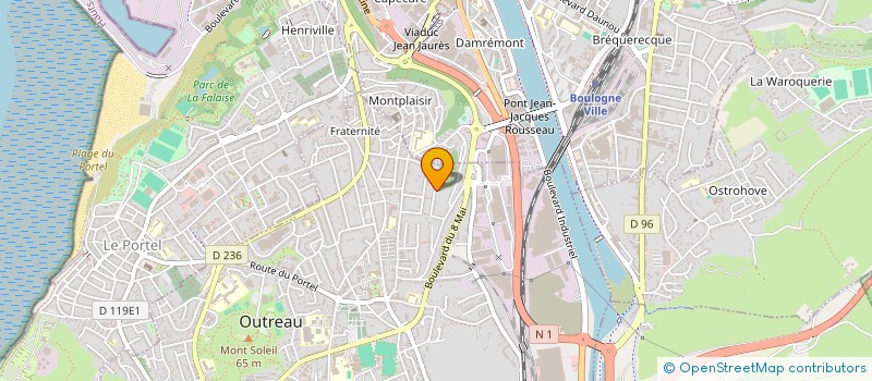 localisation de l'entreprise NSM à OUTREAU