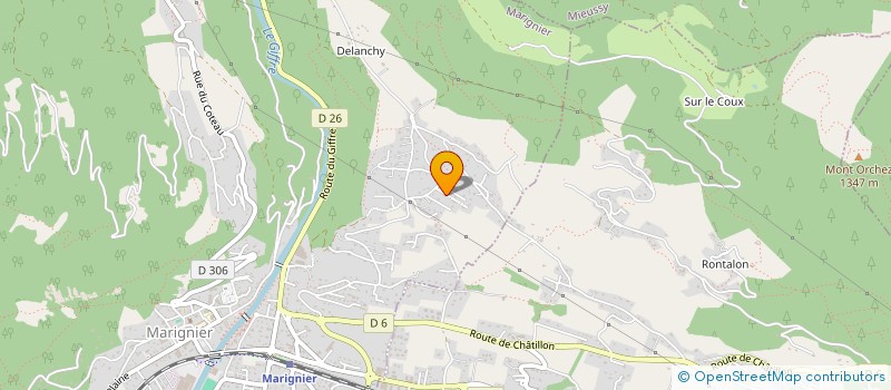 localisation de l'entreprise NSM  MARIGNIER