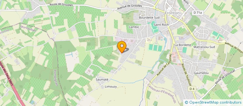 localisation de l'entreprise NSM  FRONTON