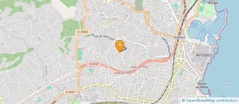 localisation de l'entreprise NSM à ANTIBES