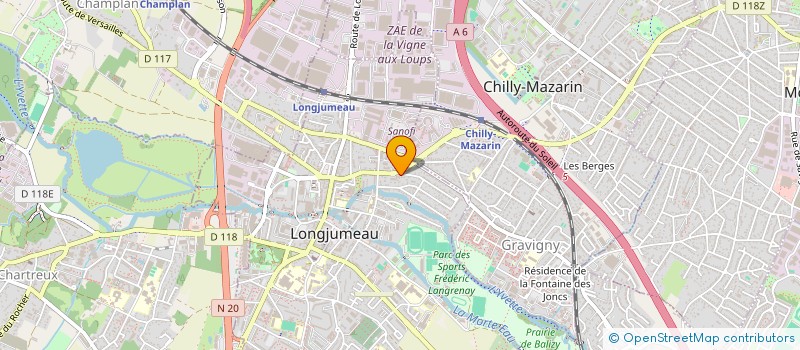 localisation de l'entreprise NSM CONSEIL & EXPERTISE à LONGJUMEAU