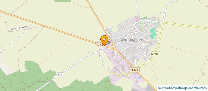 localisation de l'entreprise NSM IMMO  SAINT-SOUPPLETS