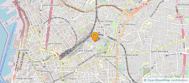 localisation de l'entreprise NSM IMMOBILIER à MARSEILLE