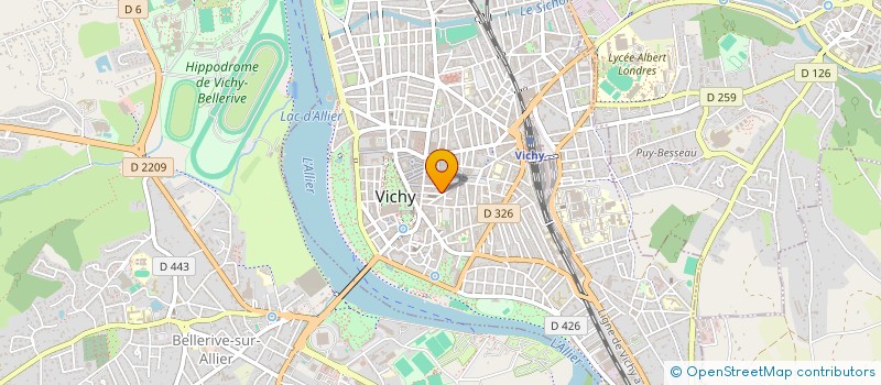 localisation de l'entreprise NSM INVESTISSEMENTS  VICHY