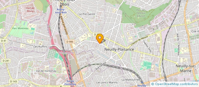 localisation de l'entreprise NSM MOTORS à NEUILLY-SUR-MARNE