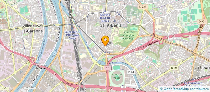 localisation de l'entreprise NSN à SAINT-DENIS