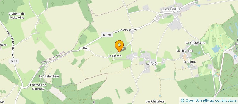 localisation de l'entreprise NSN  LES BARILS