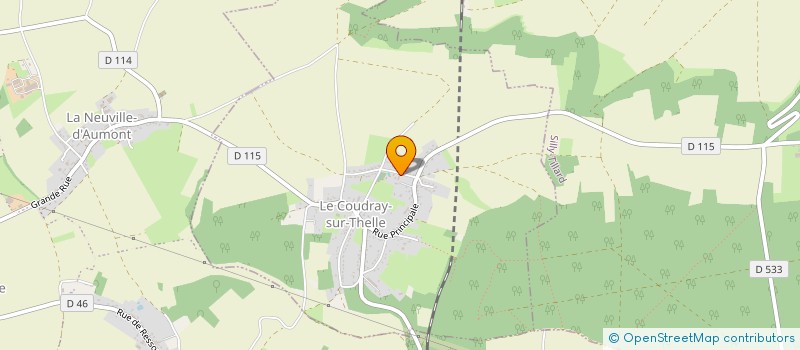 localisation de l'entreprise NSN MOTORS  LE COUDRAY-SUR-THELLE