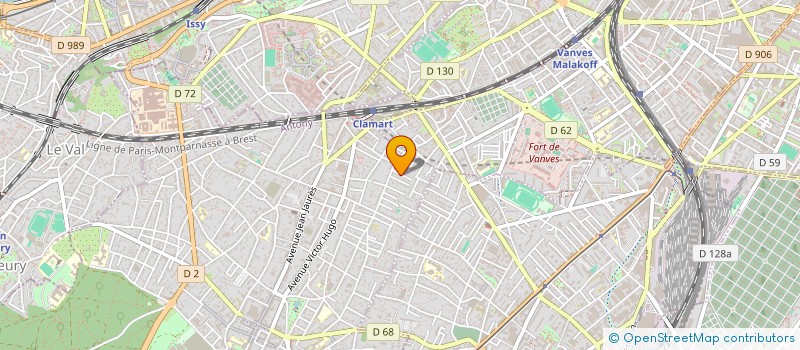 localisation de l'entreprise NSNW à CLAMART