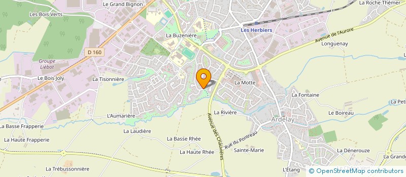 localisation de l'entreprise NSO à LES HERBIERS