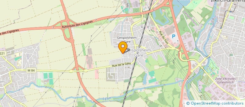 localisation de l'entreprise NSO  GEISPOLSHEIM