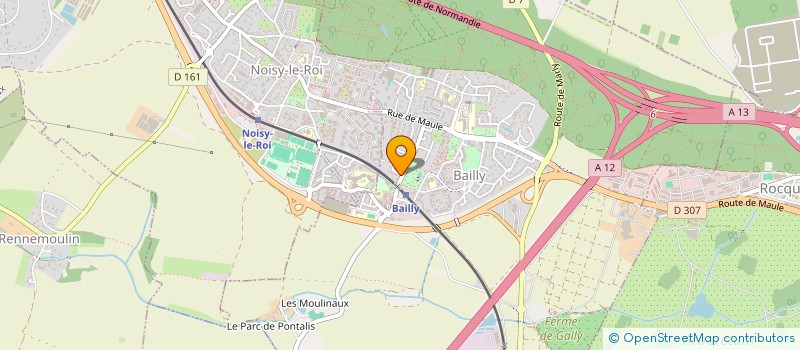 localisation de l'entreprise NSO INVEST à BAILLY