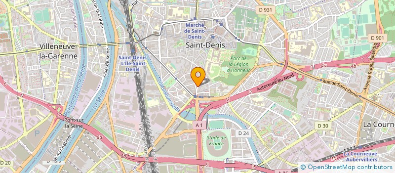 localisation de l'entreprise NSP à SAINT-DENIS