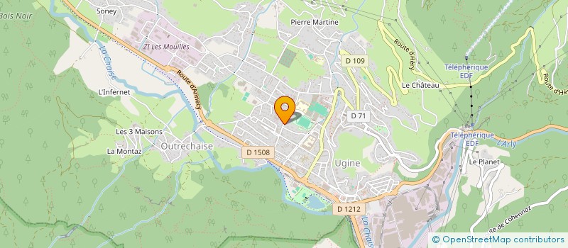 localisation de l'entreprise NSP COMMERCE  UGINE