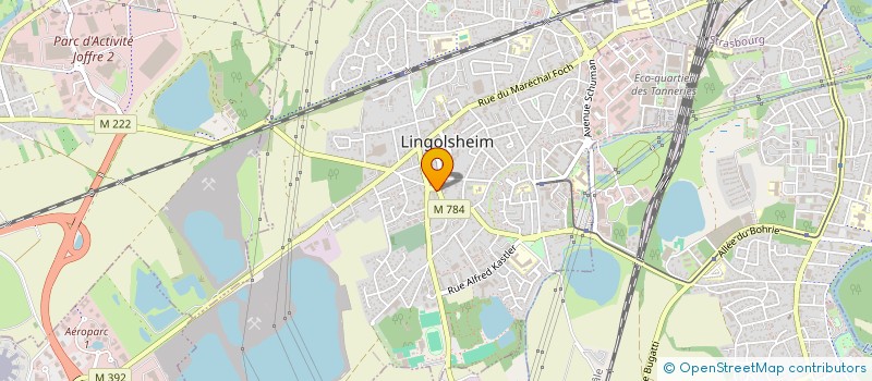 localisation de l'entreprise NSPIA PROPRETE MULTISERVICES à LINGOLSHEIM