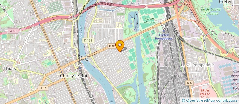 localisation de l'entreprise NSR à CHOISY-LE-ROI