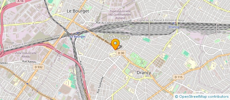 localisation de l'entreprise NSR à DRANCY