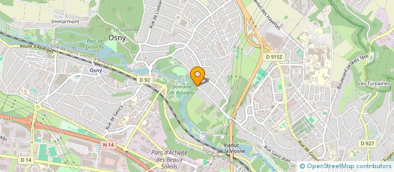 localisation de l'entreprise NSR AUTO  OSNY