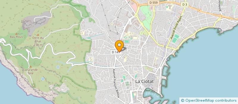localisation de l'entreprise NSR CONSEIL à LA CIOTAT