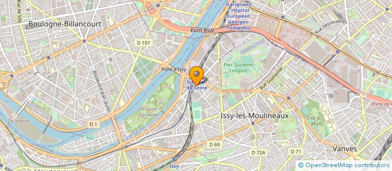 localisation de l'entreprise NSR RACING à ISSY-LES-MOULINEAUX