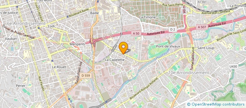 localisation de l'entreprise NSR RELAXATION à MARSEILLE