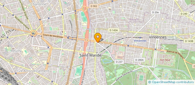 localisation de l'entreprise NSS à SAINT-MANDE