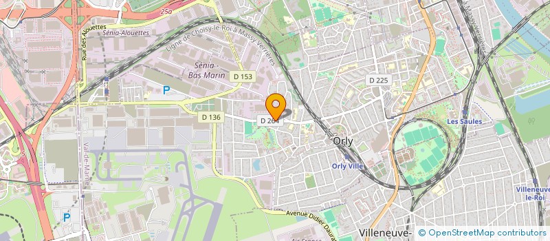 localisation de l'entreprise NSS AUTO  ORLY