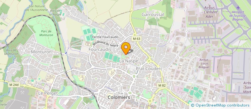 localisation de l'entreprise NSS SOCIETY à COLOMIERS