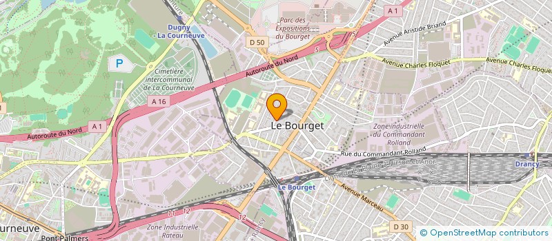localisation de l'entreprise NSSAT à LE BOURGET