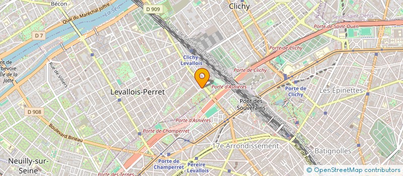 localisation de l'entreprise NSSS INVEST à LEVALLOIS-PERRET