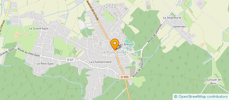 localisation de l'entreprise NSTH à LE POINCONNET