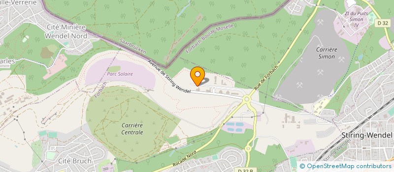 localisation de l'entreprise NSTI  FORBACH