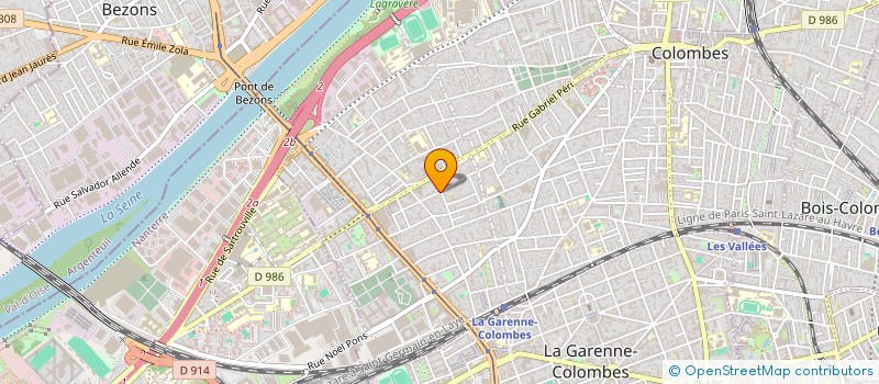localisation de l'entreprise NSUCHAUX PATRIMOINE à COLOMBES