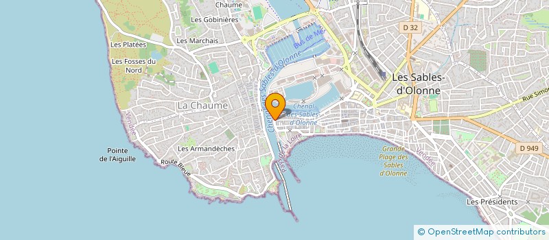 localisation de l'entreprise NSV à LES SABLES D'OLONNE