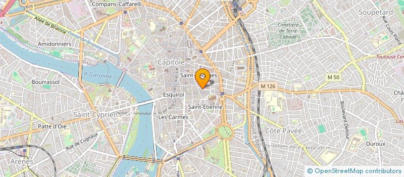 localisation de l'entreprise ''NSV COIFFURE'' à TOULOUSE