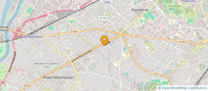 localisation de l'entreprise NSWAY à NANTERRE