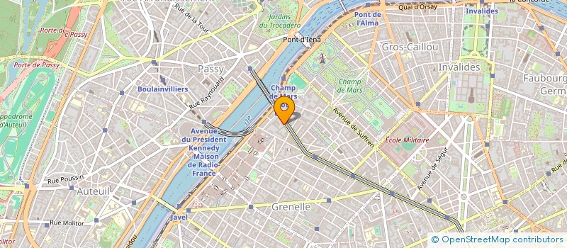 localisation de l'entreprise NSZ  PARIS