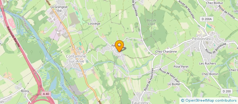 localisation de l'entreprise NT ALP  CONTAMINE-SUR-ARVE