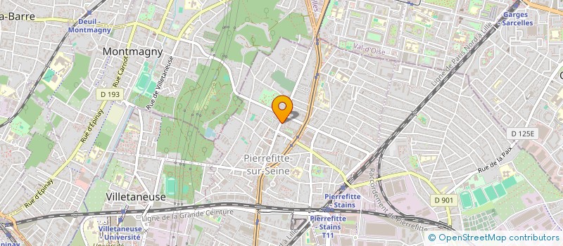 localisation de l'entreprise NT BATIMENT CONCEPT à PIERREFITTE-SUR-SEINE