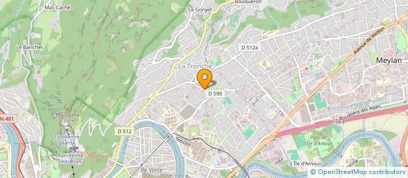 localisation de l'entreprise NT CLINICAL CONSULTING  LA TRONCHE