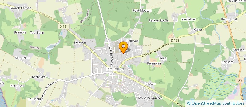 localisation de l'entreprise NT CONCEPT à PLOUHINEC